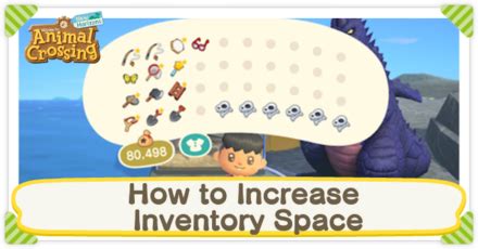 How to increase inventory space .